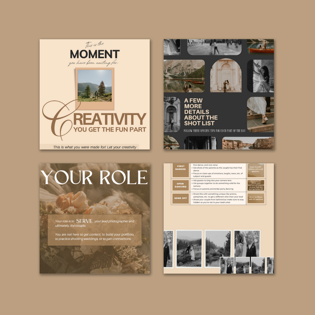 Second Shooter Guide TEMPLATE