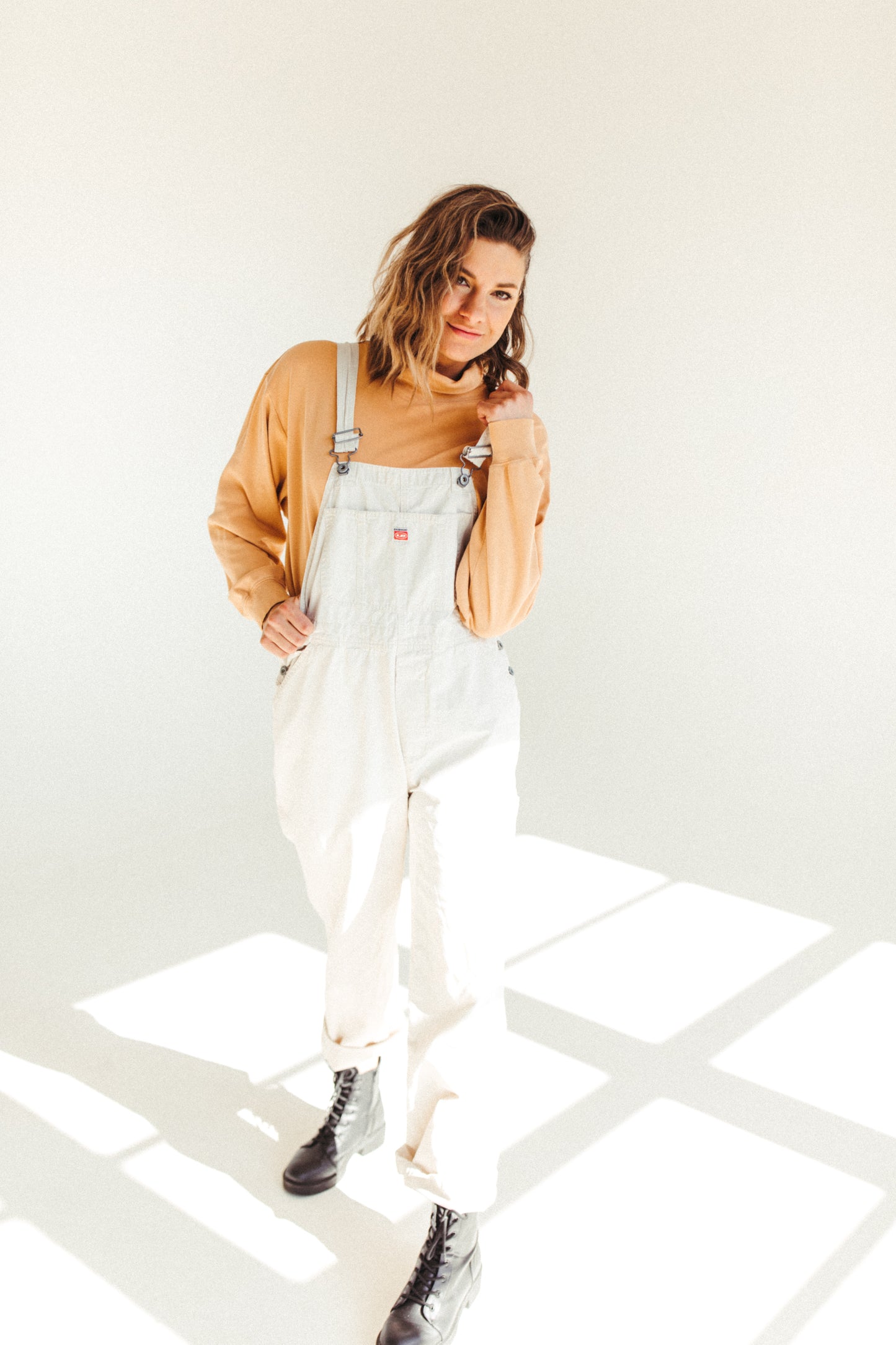 Cream Overalls