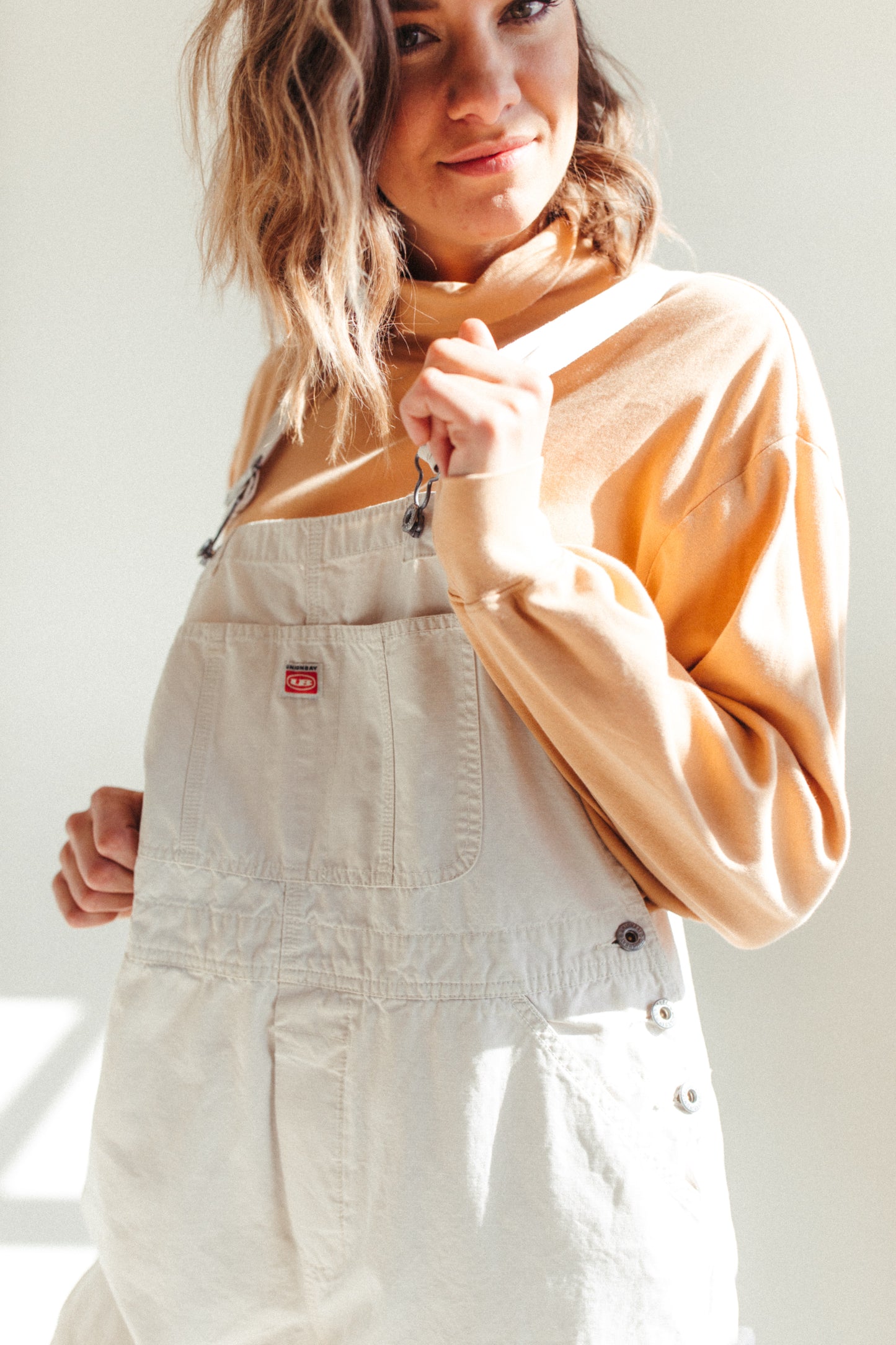 Cream Overalls