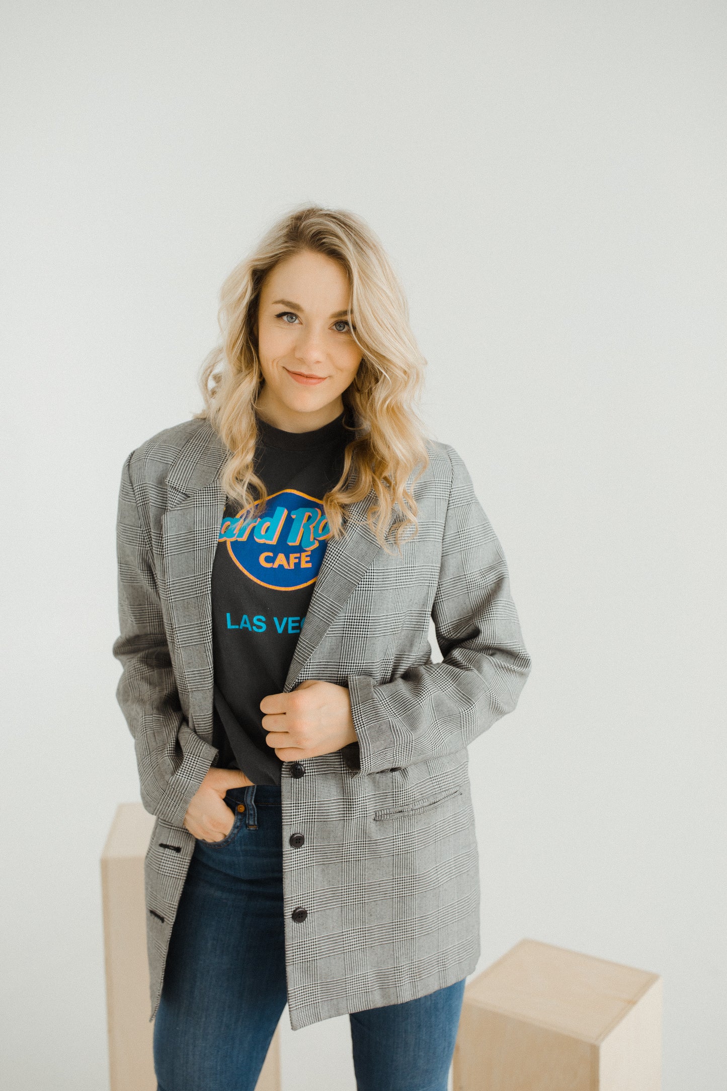 The Classic Plaid Blazer