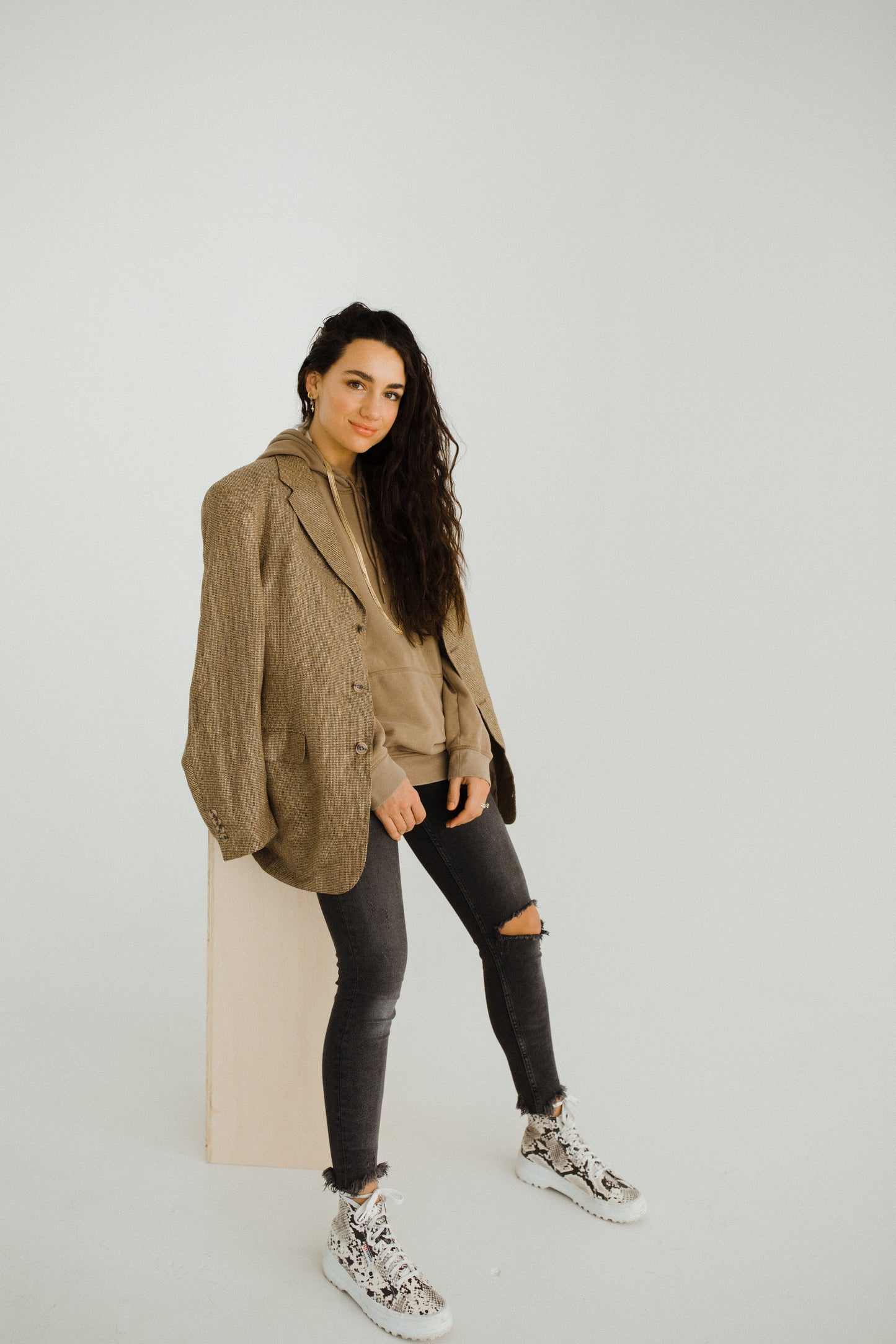 Knitted Wool Blazer