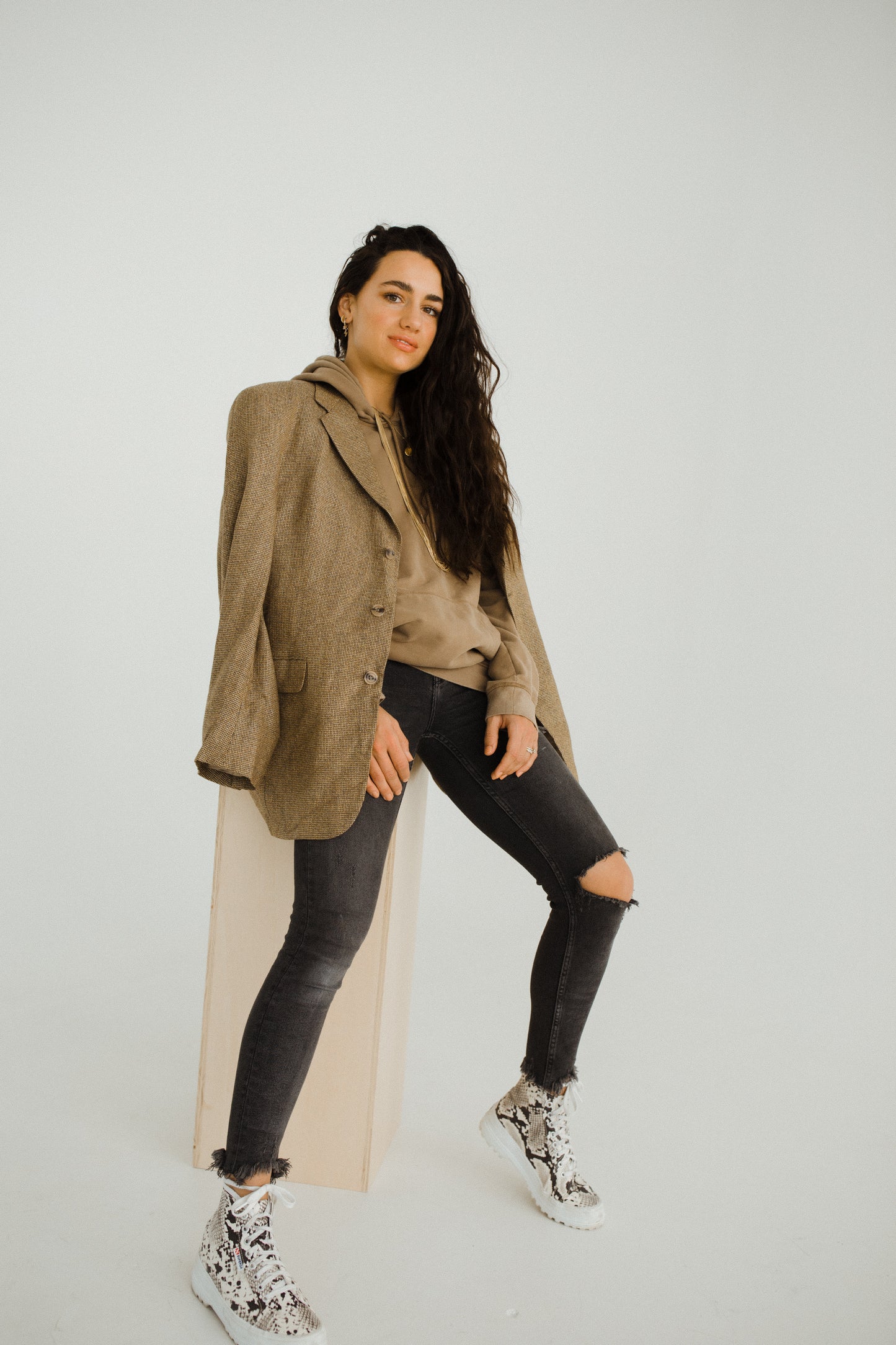 Knitted Wool Blazer