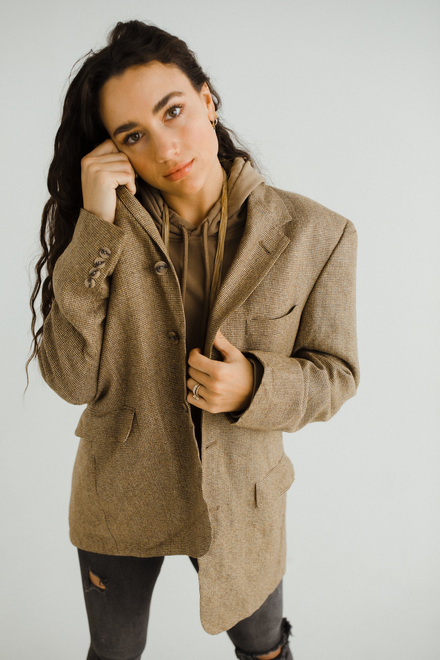 Knitted Wool Blazer