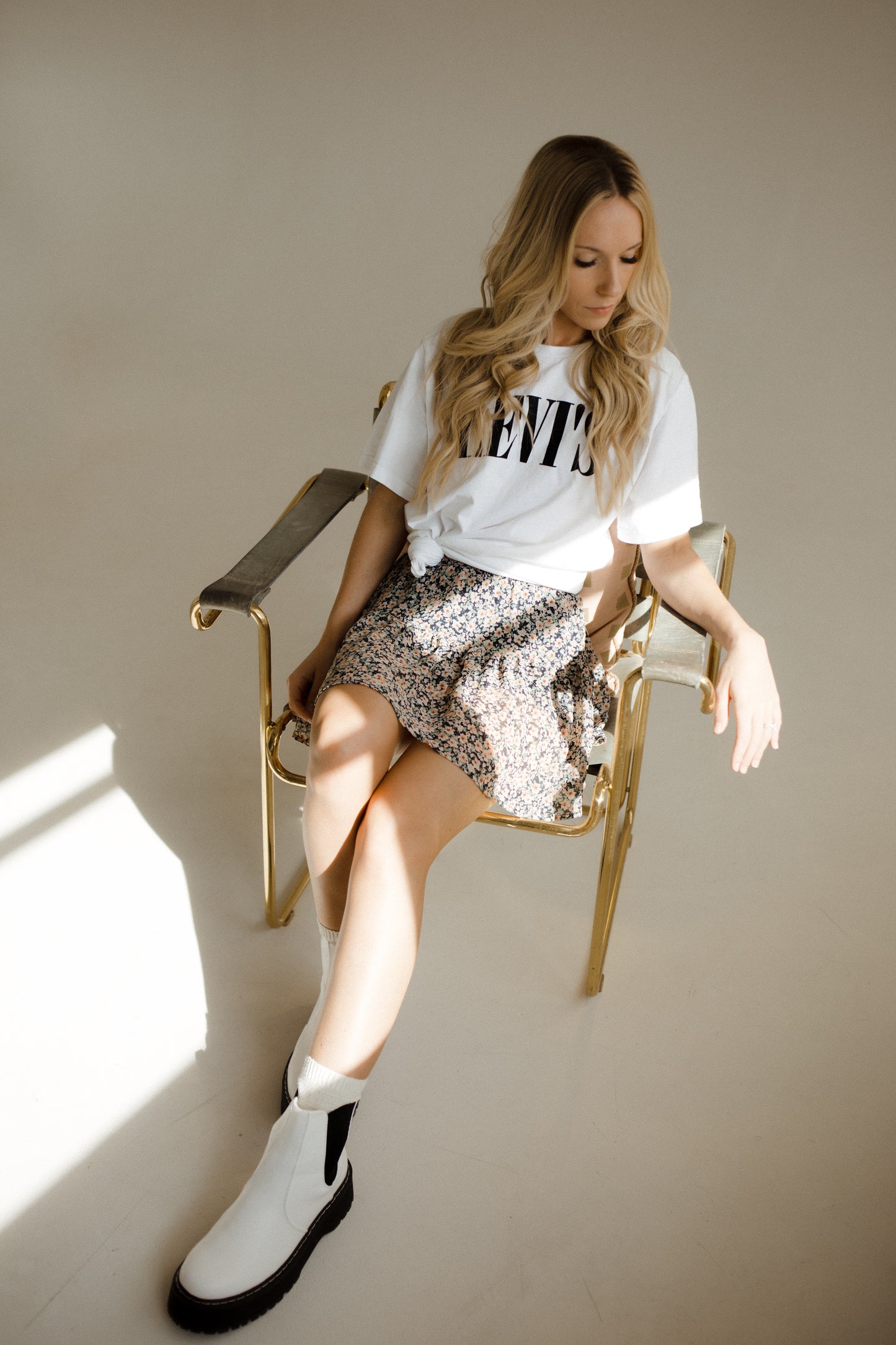 Floral Mini Skirt