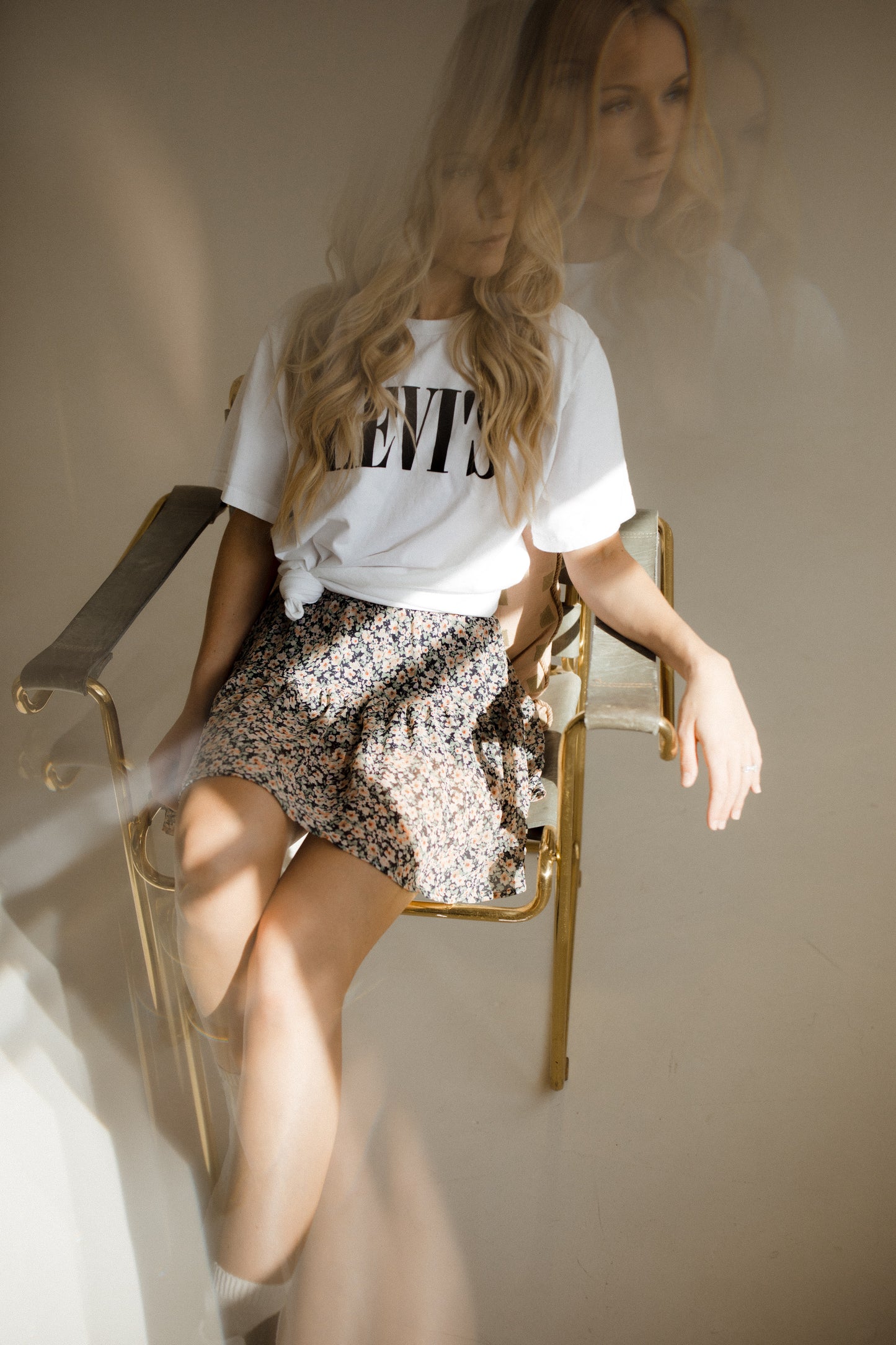 Floral Mini Skirt