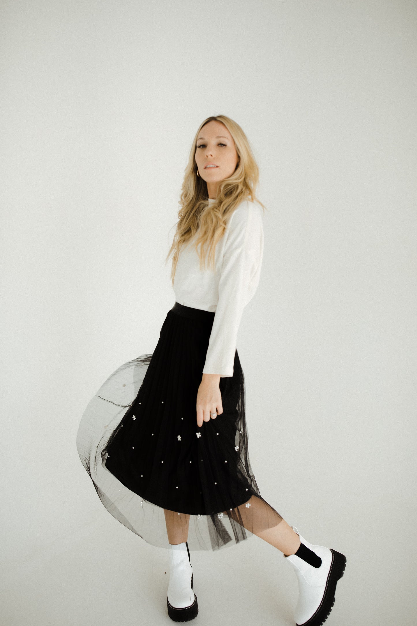 Cream Madewell Blouse