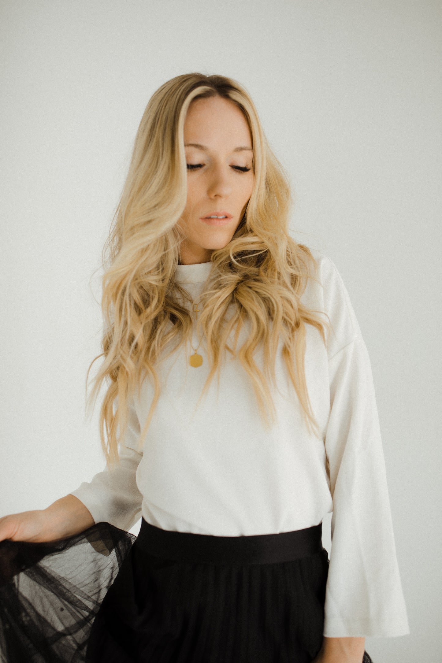 Cream Madewell Blouse