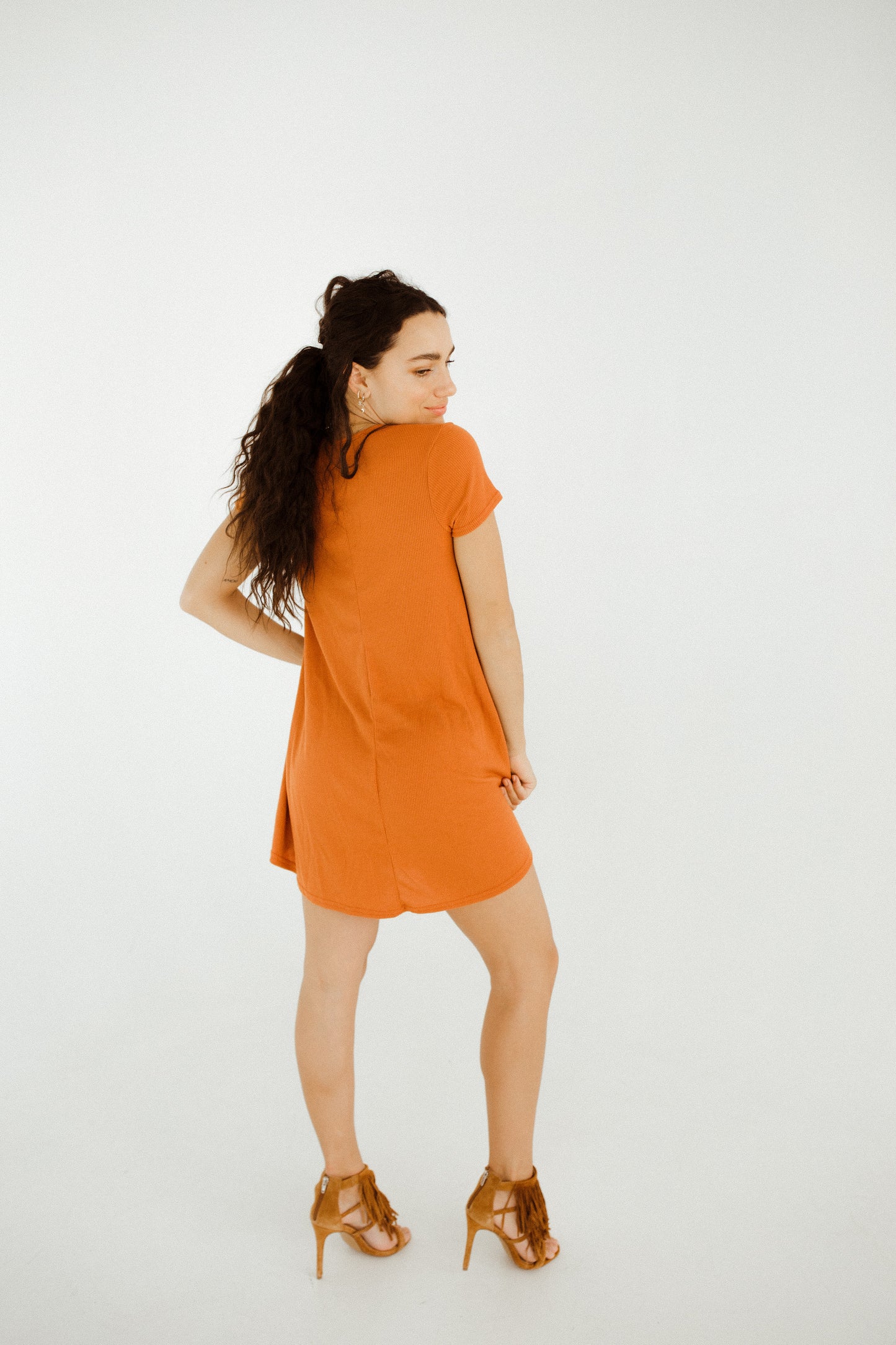 Burnt Orange Dress