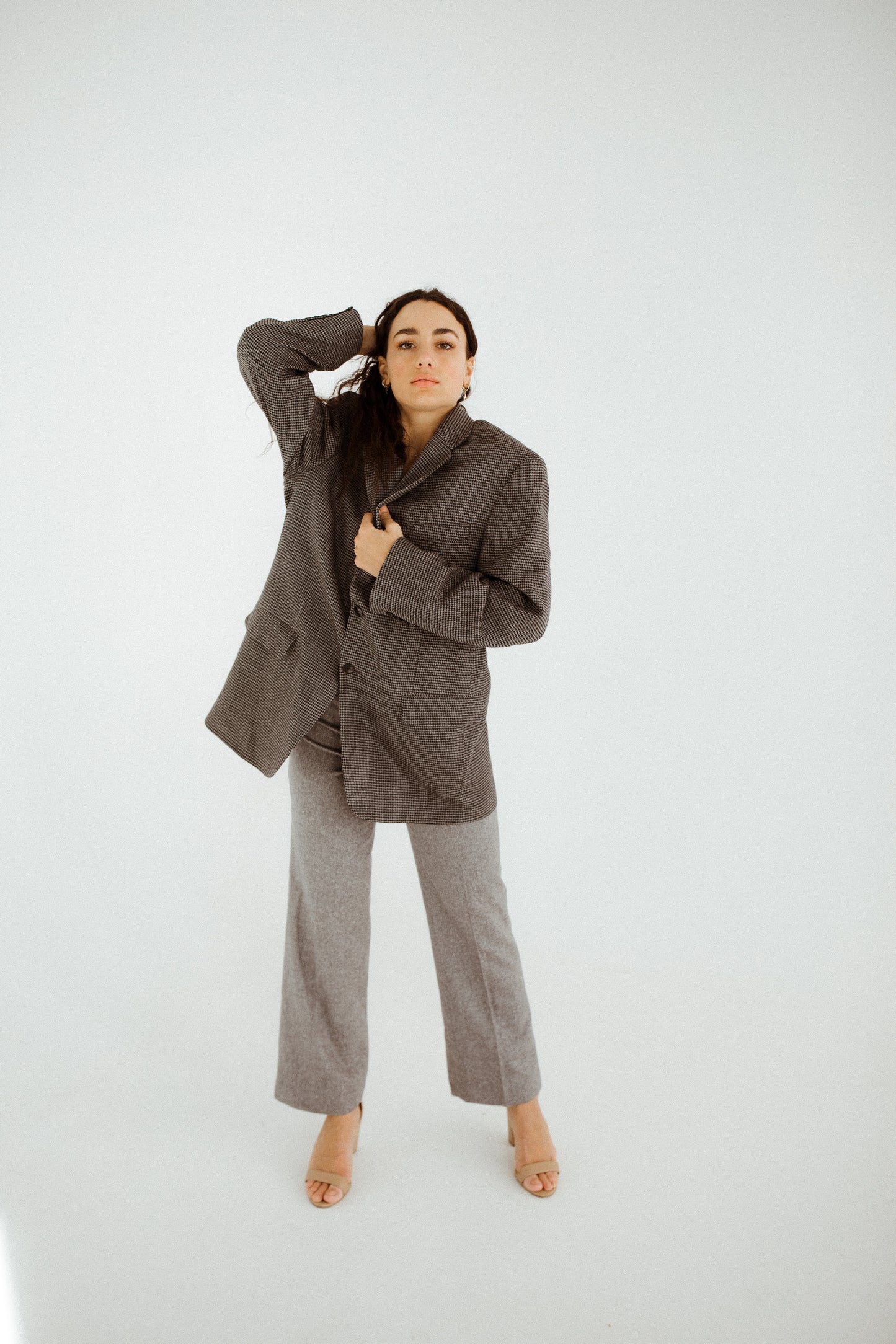 Grey Wool Blazer