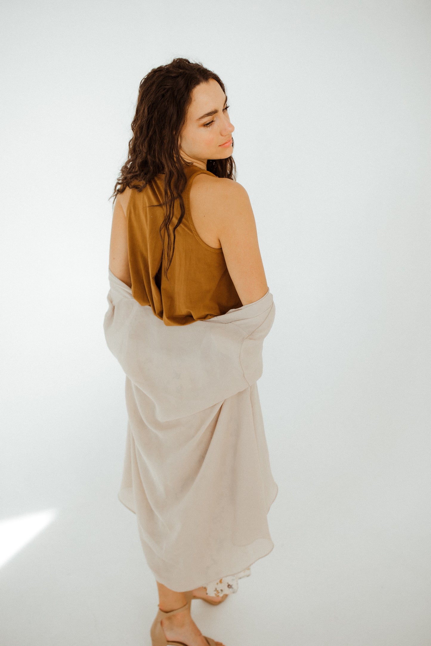 Brown Suede Tank