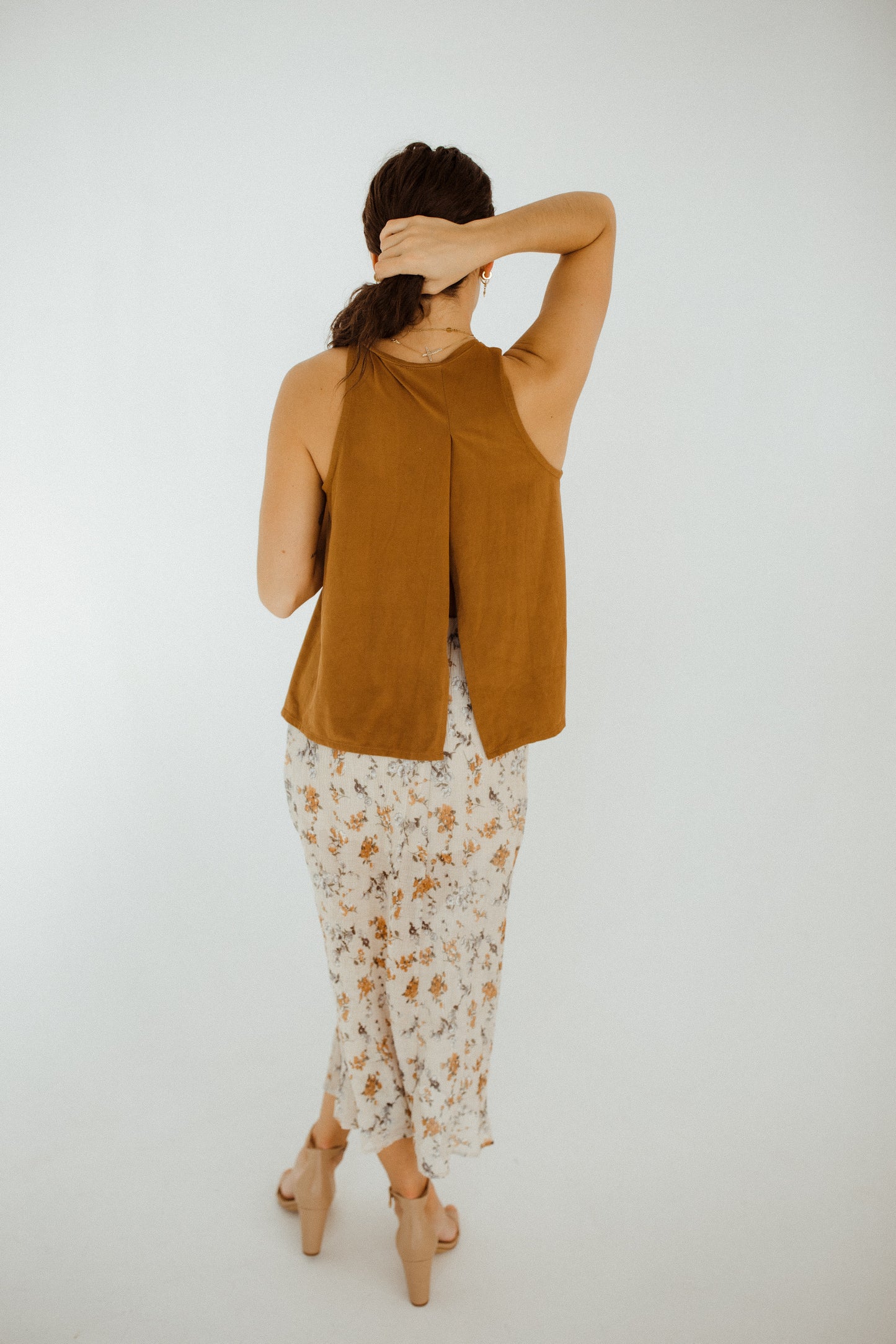 Brown Suede Tank