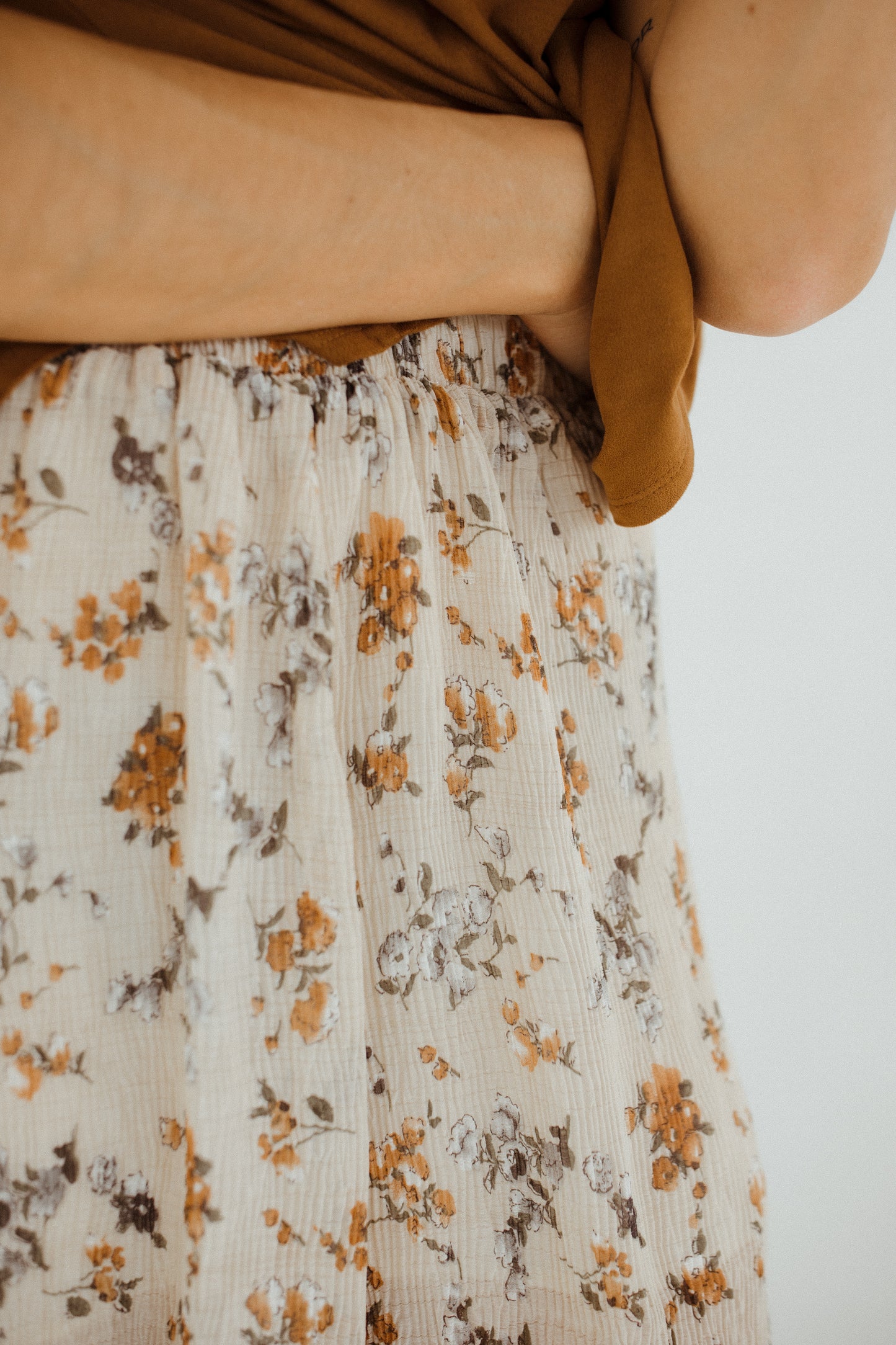 Floral High Waisted Skirt