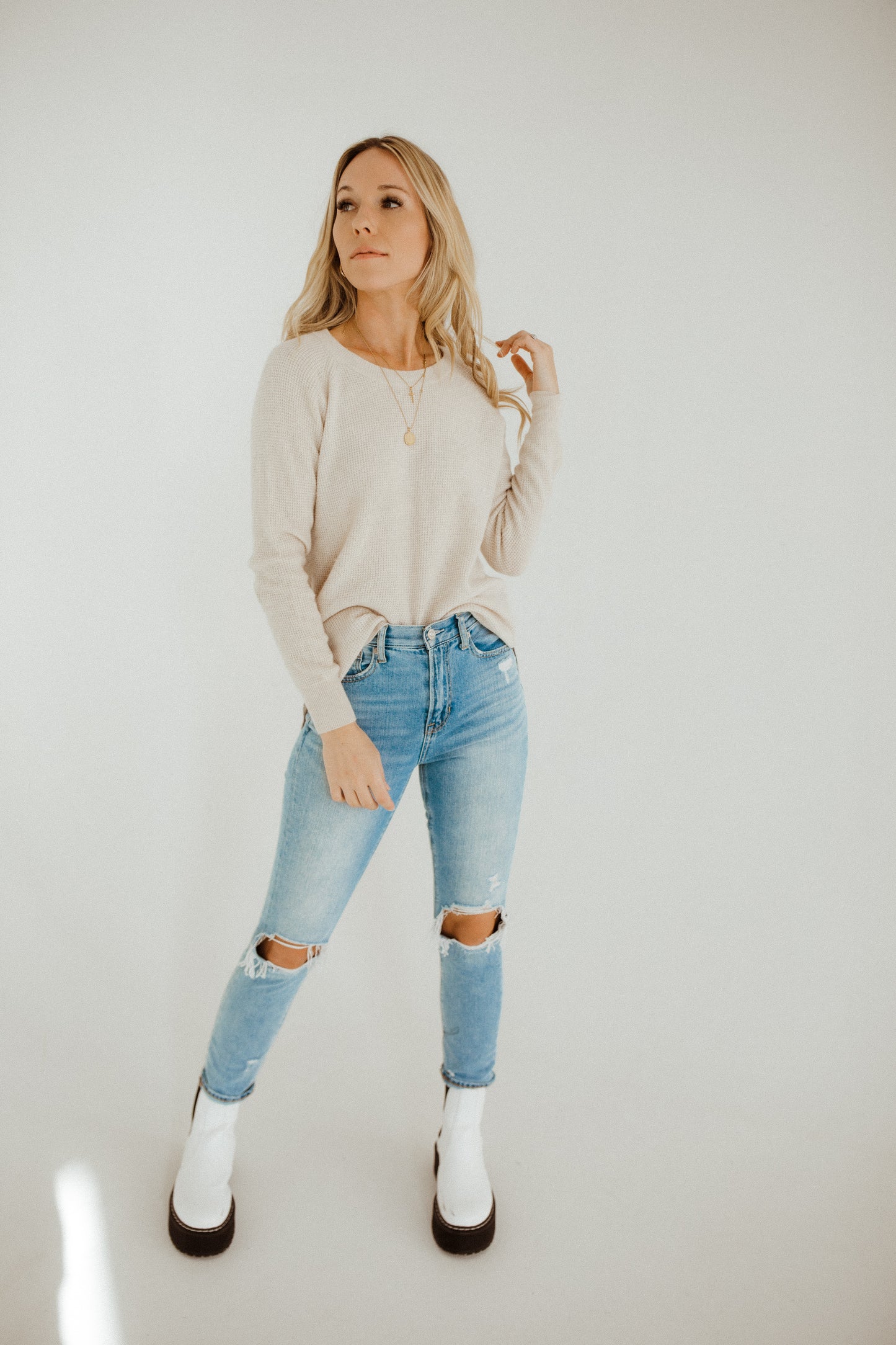 Madewell Waffle Sweater