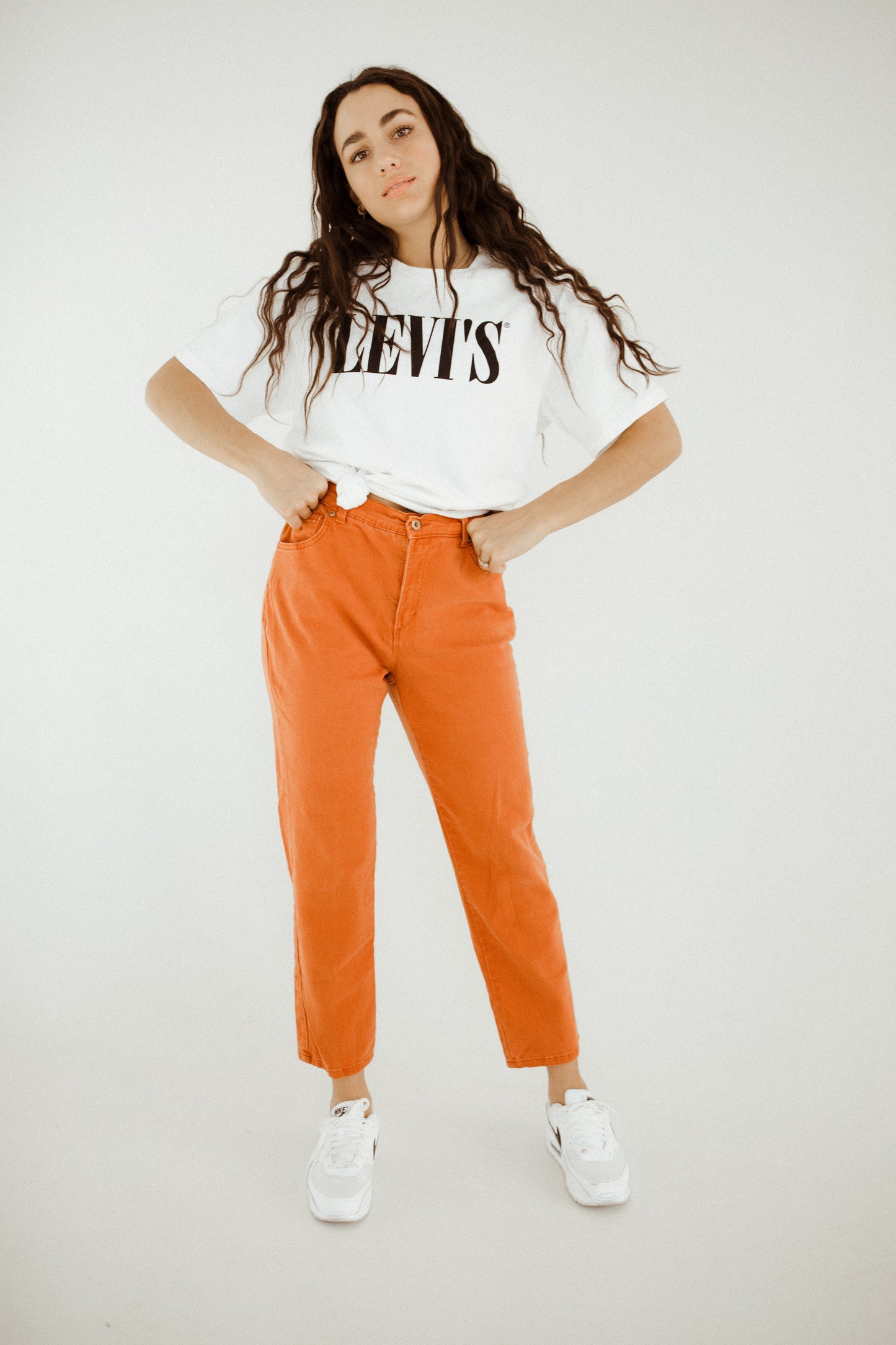 Orange Jeans by Gloria Vanderbilt