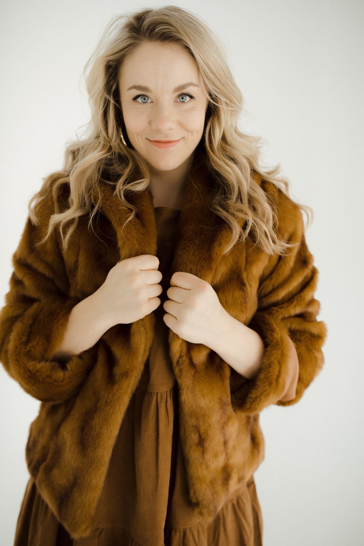 The Neutral Toned Fur Coat