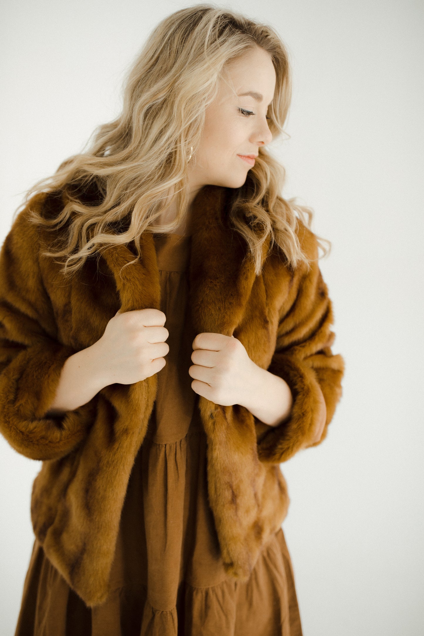 The Neutral Toned Fur Coat