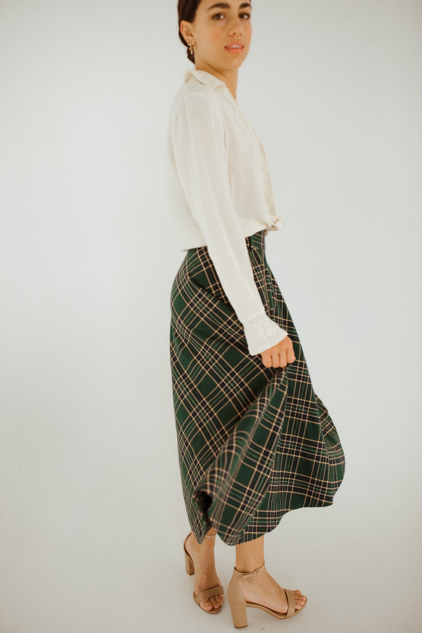 Zara Plaid Skirt